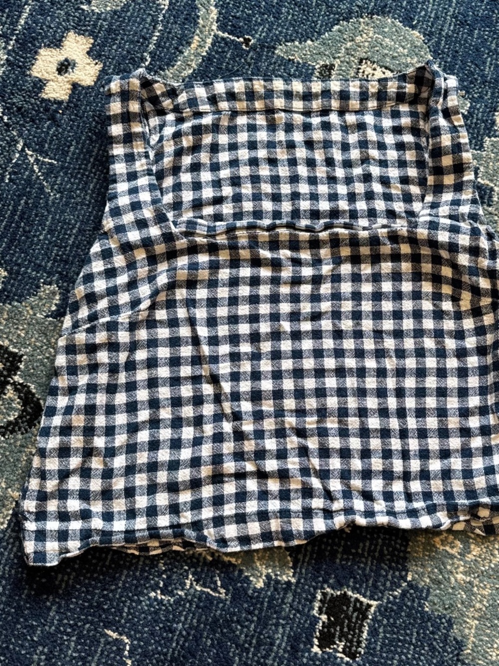 Old Navy Gingham Cropped Tank